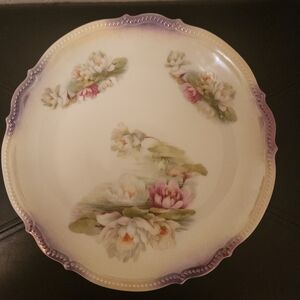 Antique PK Silesia Lustreware Platter